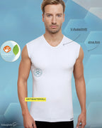 Anti-Schweiß Trägershirt Herren Weiß – antibakteriell | Schaufenberger®