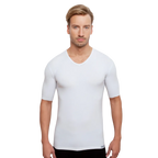 Anti-Schweiß Unterhemd Weiß ½ Arm – ideal unter weißem Hemd | Schaufenberger®