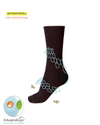 Antibakterielle Business-Socken Braun | Schaufenberger®