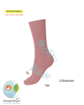 Antibakterielle Business-Socken Rose | Schaufenberger®