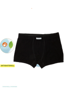 Antibakterielle Unterhose Schwarz – Detailansicht | Schaufenberger®