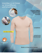 Anti-Schweiß Unterhemd Herren Langarm Hautfarbe | Schaufenberger®